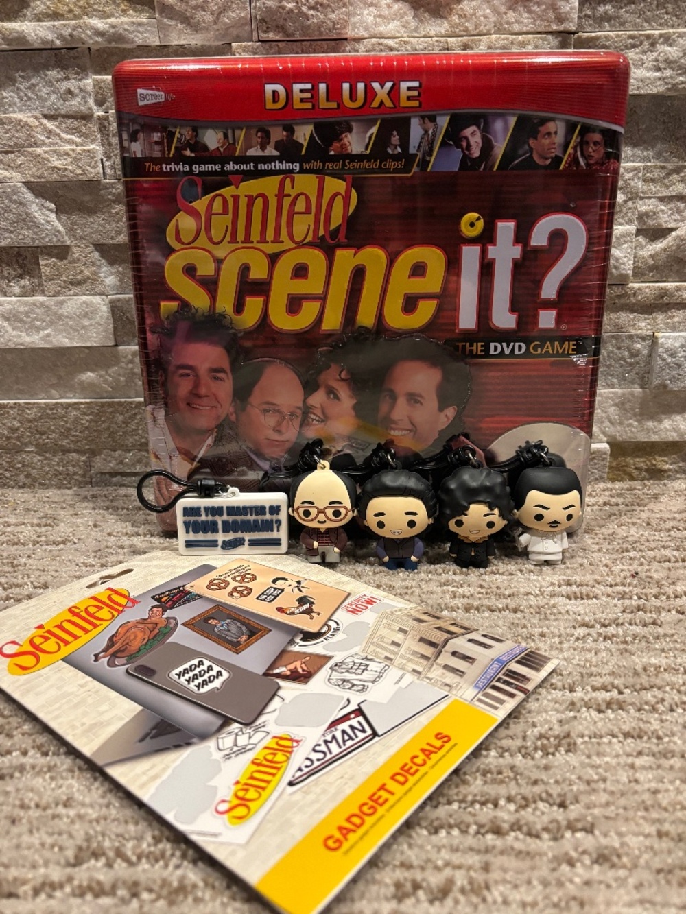 Seinfeld Scene It? Board Game & Fan Bundle